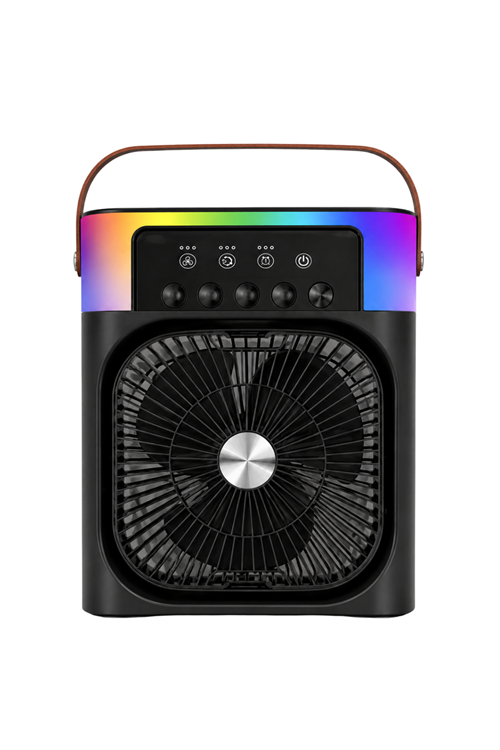 Taşınabilir Mini Klima Nemlendirici Fan RGB Led Aydınlatmalı USB Fan