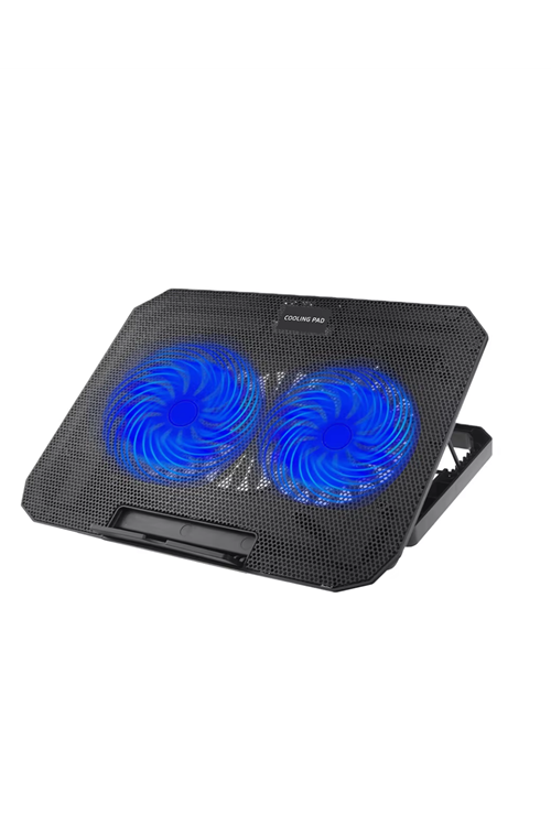 Çift Fanlı Sessiz Laptop Soğutucu 17 İnç Uyumlu Yükseltici Stand