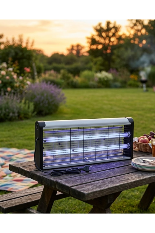 Taşınabilir Elektrikli Sinek Öldürücü 10W Askılı UV Haşere Lambası