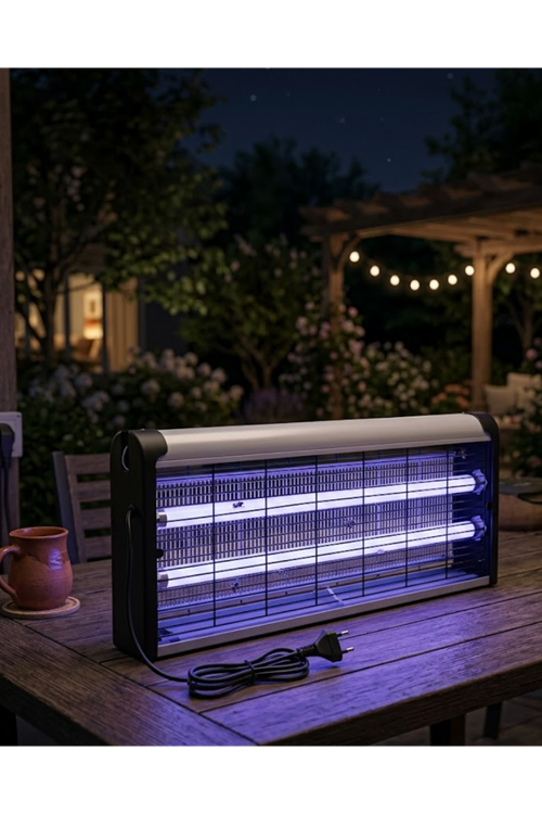 UV Işıklı Elektrikli Sinek Savar 10W Sessiz Haşere Öldürücü Lamba