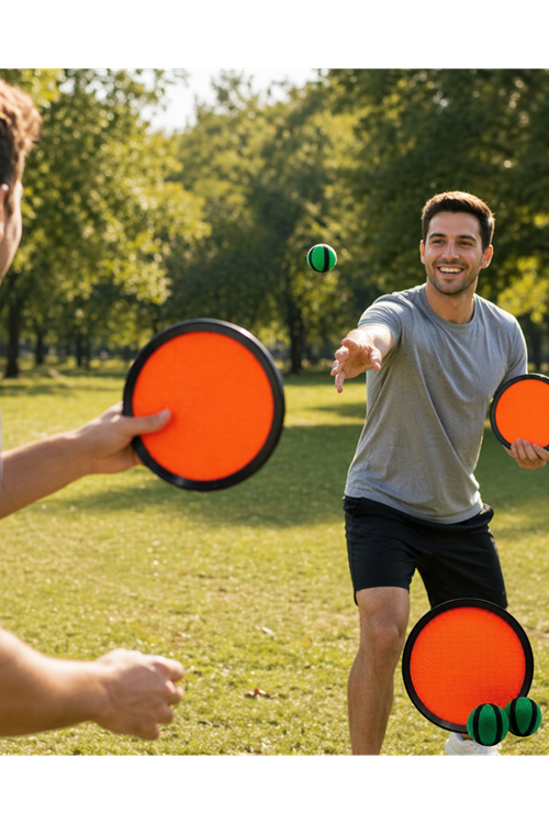 Catch Ball Set Çocuklar İçin Top Yakalama Oyunu Eğlence Seti
