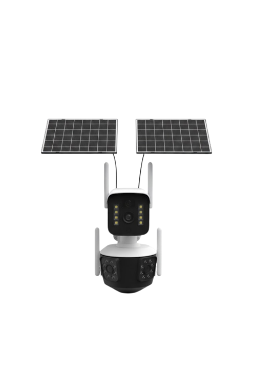 Güneş Enerjili Arsa Kamerası 4G SIM Kartlı Gece Görüşlü Solar Kamera 2 Yıl Garantili
