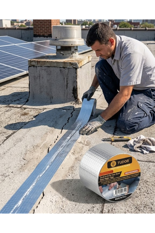 Su Geçirmez Sızdırmaz Tamir Bandı Güçlü Yapışkanlı 72 MM 2 Metre