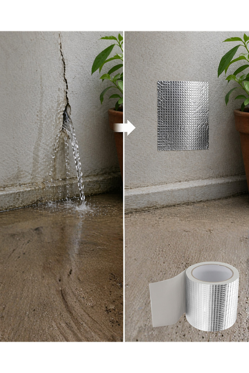 96mm Geniş Tamir Bandı 2 Metre Çatı Boru Balkon Sızdırmaz Onarım Bandı