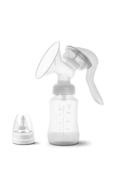 BPA İçermez Manuel Anne Sütü Pompası Biberon Başlıklı Ergonomik