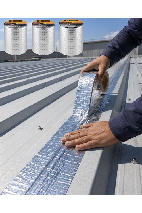 3 Lü Set Çatı Balkon PVC Boru İçin Sızdırmazlık Tamir Bandı