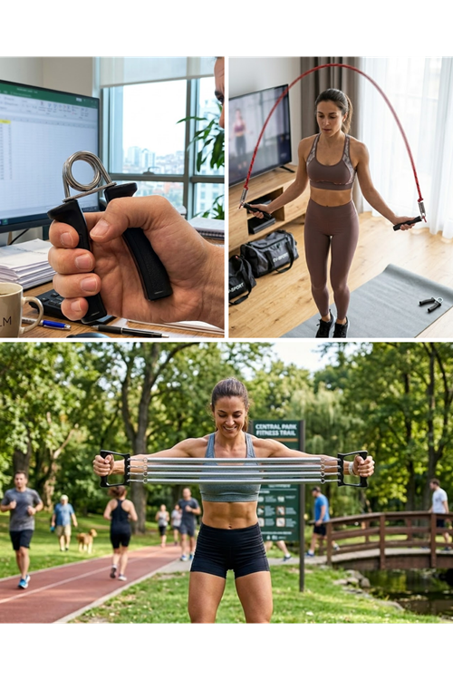 Ev Fitness Seti Kardiyo ve Kas Geliştirme Egzersiz Seti