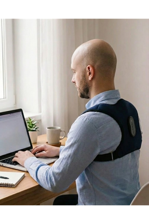 Akıllı Postür Düzeltici Masaj Kemeri Medikal Destekli