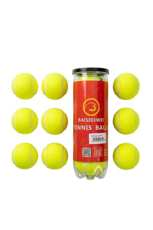 Tenis Topu 9’lu Set Antrenman ve Maç İçin Dayanıklı Toplar
