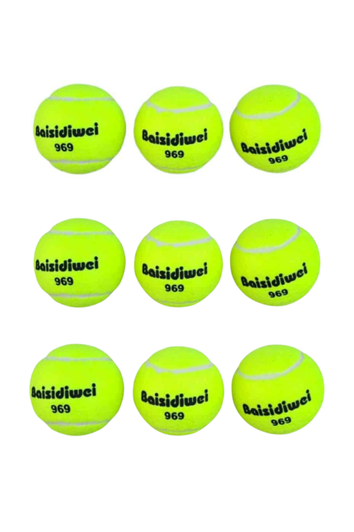 Tenis Topu 9’lu Set Antrenman ve Maç İçin Dayanıklı Toplar