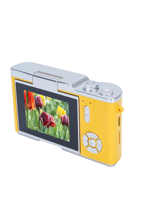 Profesyonel Çekim İçin 48 MP Dijital Kamera Flip Screen 18x Zoom Uzun Pil Ömrü