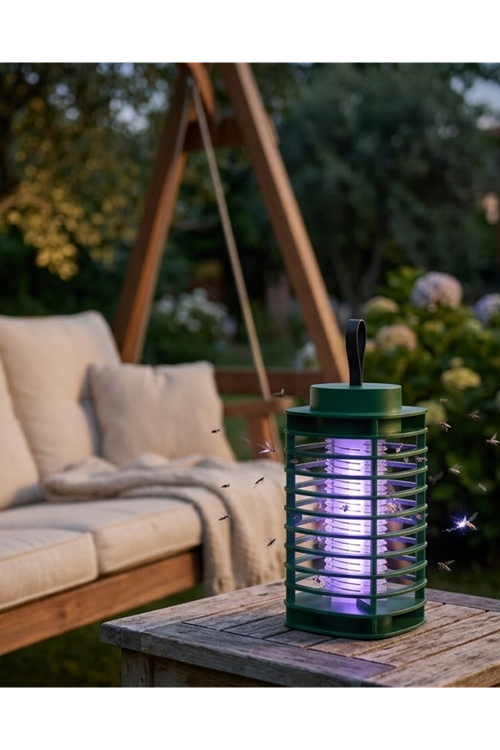 Elektrikli Sinek Öldürücü Lamba UV LED Teknolojili Sessiz ve Etkili
