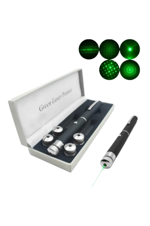 Yeşil Lazer Pointer Güçlü Işın Uzun Menzil ve Kompakt Tasarım