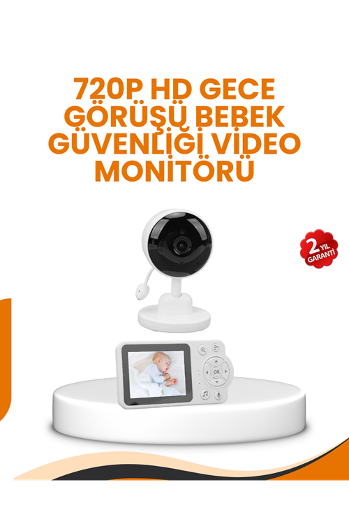 Ebeveyn Kontrollü 2.8 İnç Bebek Monitörü Güvenli İzleme