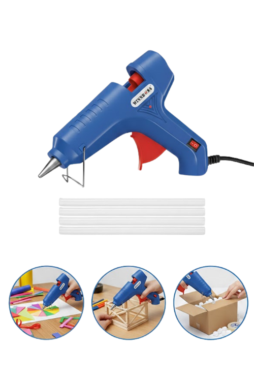 Ağır Hizmet Tipi 100 W Silikon Tabancası 11 mm Uyumlu 5 Silikon Hediyeli