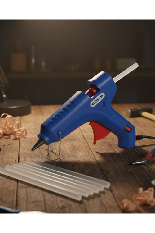 80 W Profesyonel Silikon Tabancası 11 mm Uyumlu 5 Adet Hediye Silikon