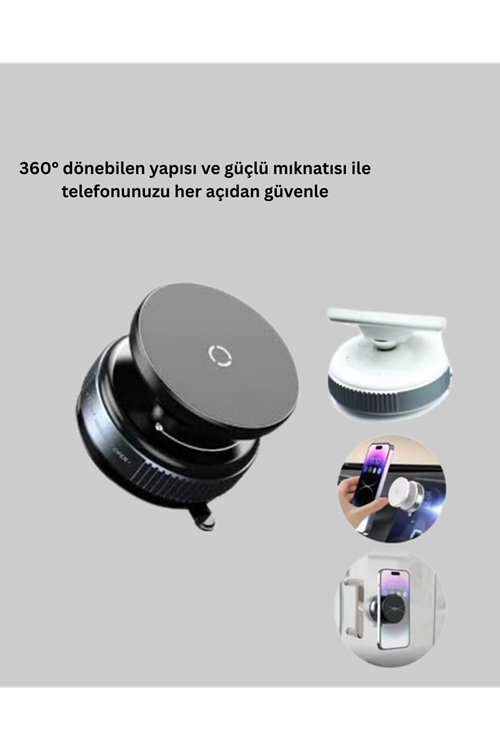 Vakumlu Manyetik Araç İçi Telefon Standı