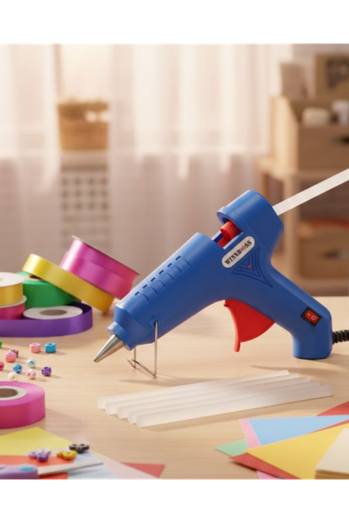 11 mm Silikon Uyumlu 80 W Güçlü Silikon Tabancası 5 Adet Silikon Hediyeli