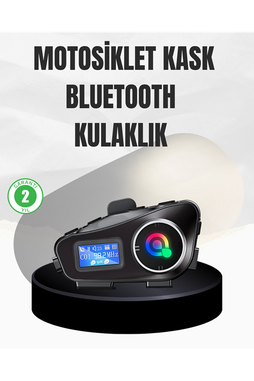 Su Geçirmez Bluetooth 5.3 Kask Kulaklığı 1000mAh Bataryalı