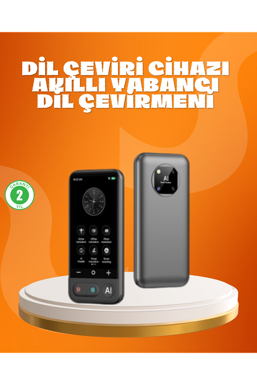 Seyahat ve İş İçin Çok Dilli Taşınabilir Çeviri Makinesi
