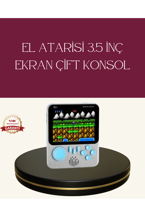 Şarjlı 3.5 İnç Retro Oyun Konsolu