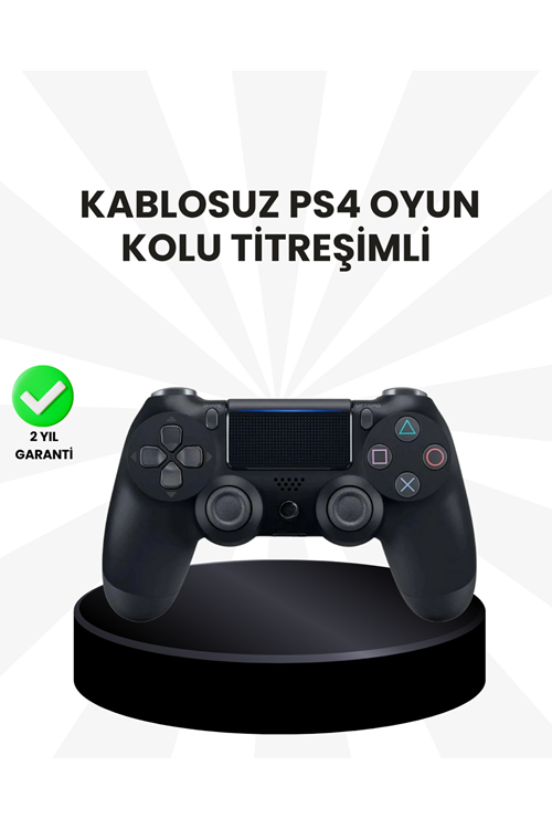 Şarjlı Kablosuz PS4 Oyun Kolu Titreşimli Hassas Kontrol