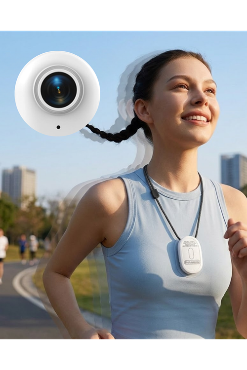 Manyetik Sabitlemeli 1080P Spor Kamera Geniş Açı Lens ve Mobil Bağlantı Özellikli