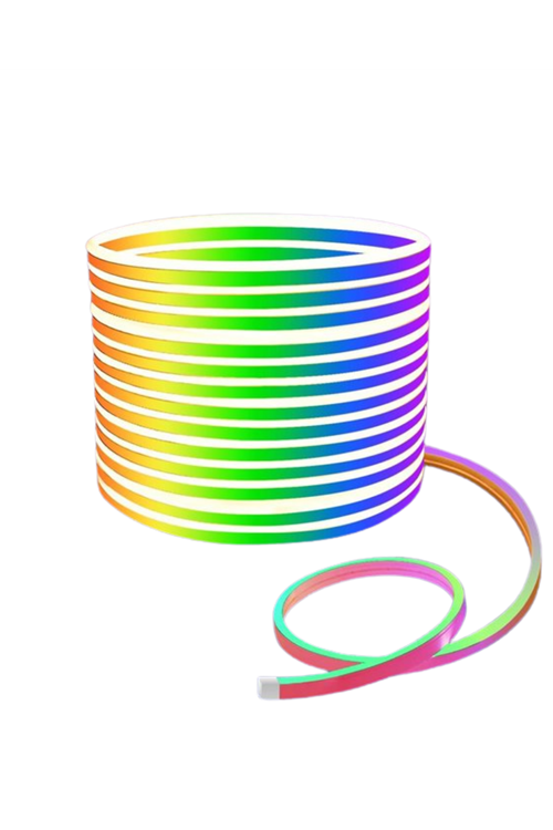 Akıllı RGB LED Neon Şerit Işık 3M USB Bağlantılı Uzaktan Kumanda ve Mobil Uygulama Kontrolü
