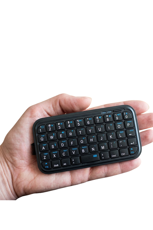 Taşınabilir Mini Bluetooth Klavye Şarjlı Kablosuz Klavye