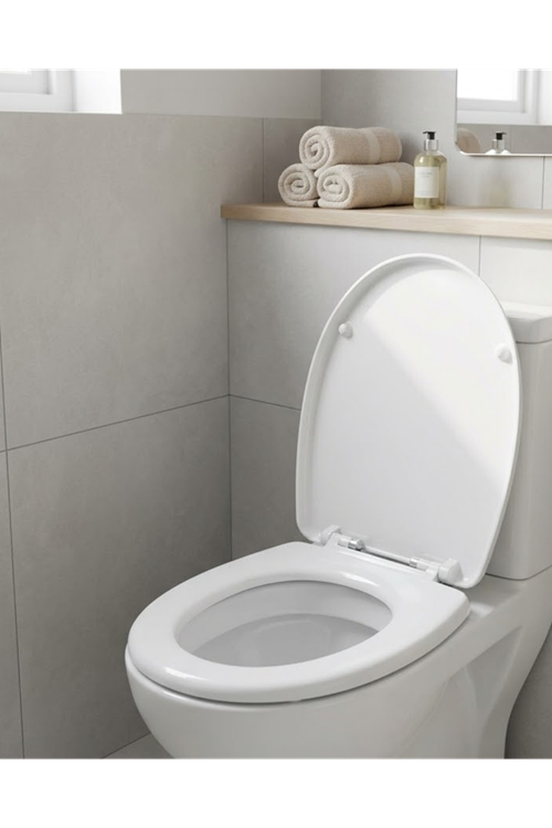 Dayanıklı Klozet Kapağı Universal Model Kolay Kurulum Hijyenik Banyo Ürünü