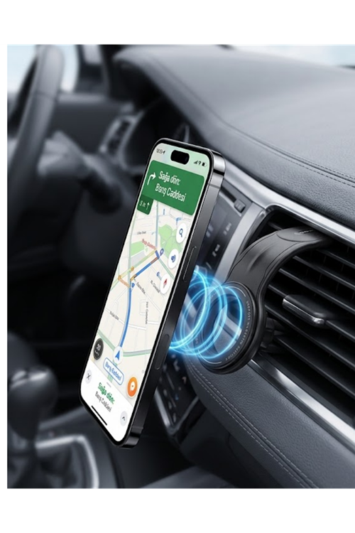 Manyetik Araç Telefon Tutucu 360 Derece Döner Güçlü Mıknatıslı Stand