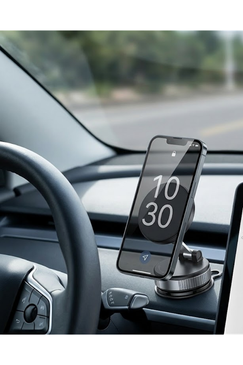 Güçlü Mıknatıslı Araç Telefon Tutucu 360 Derece Döner Stand