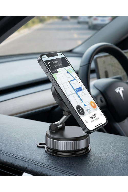 Manyetik Araç Telefon Tutucu 360° Döner Katlanabilir Telefon Standı