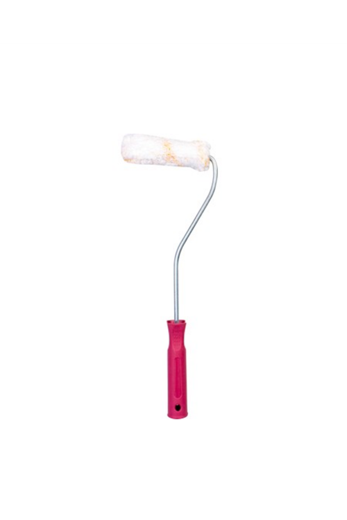 Mini Boya Fırça Seti 10 Cm Rulo Fırça 6 Adet Yedek Rulo Hediyeli Duvar Boyama Aparatı