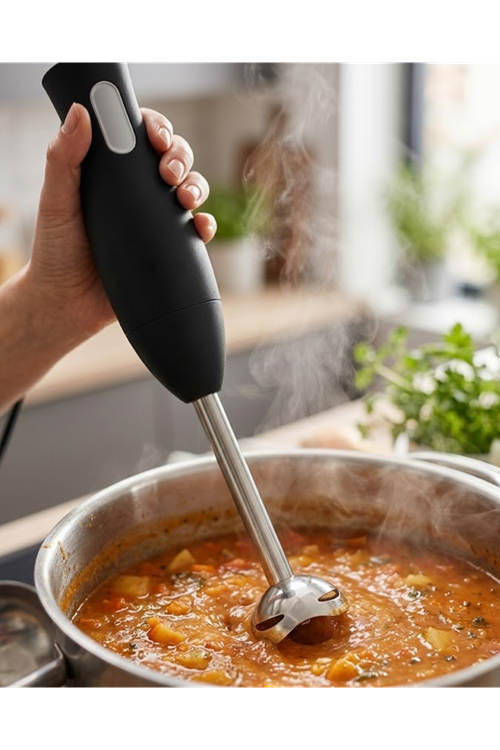 Metal Ayaklı El Blenderı Ergonomik Tasarım Güvenli Kullanım