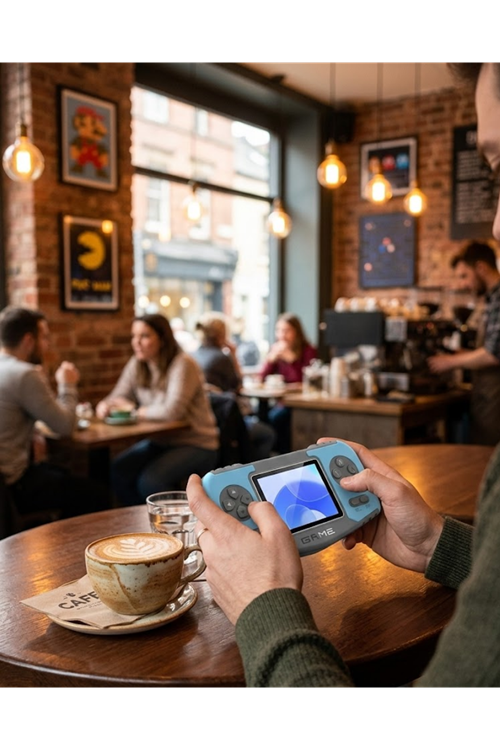 Taşınabilir Game Console Dahili Oyunlu TV Bağlantılı Şarjlı Retro Oyun Konsolu
