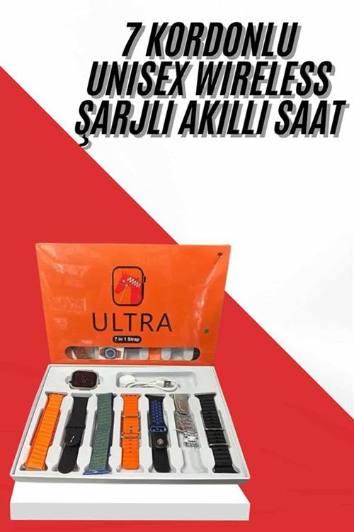 yeni nesil Unısex 7 Kordonlu Çok Fonksiyonlu Nabız Ölçer Uyku ve Sağlık Takibi