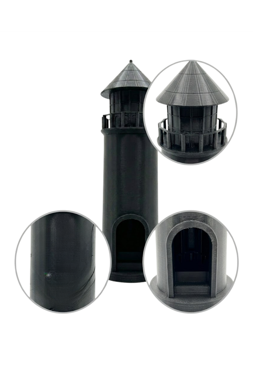 3D DENİZ FENERİ SİYAH
