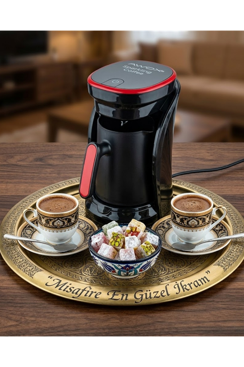 4 Fincan Kapasiteli Türk Kahvesi Makinesi Taşma Önleyici ve Enerji Tasarruflu
