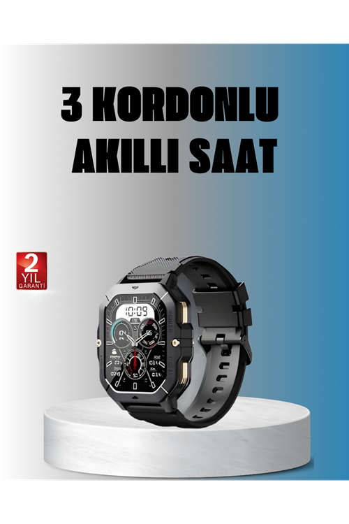 Kablosuz Şarjlı Akıllı Saat Ultra İnce Tasarım