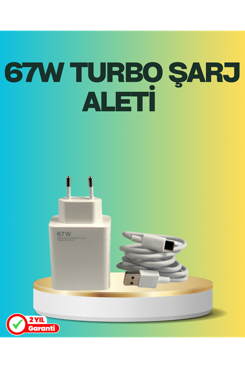 67 Watt Type C Turbo Şarj Seti