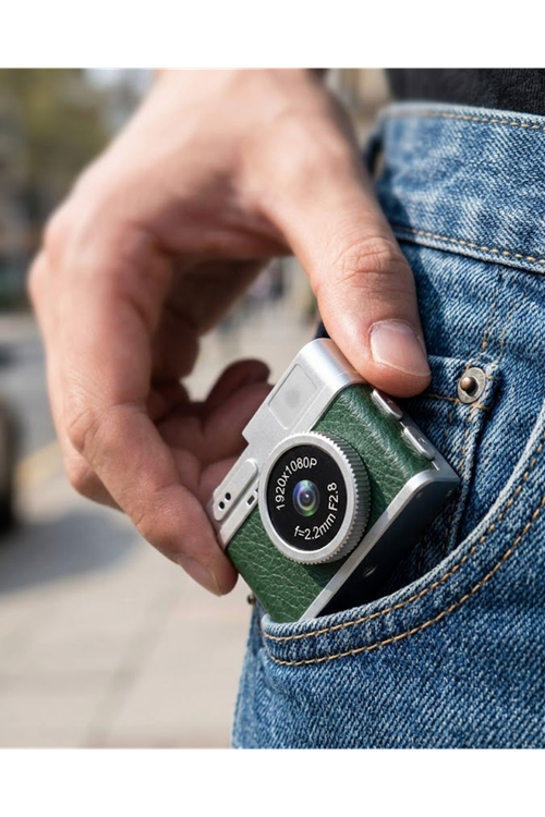 Ultra Mini Dijital Fotoğraf Makinesi 4K 1080P HD Video Çekim Cep Kamerası