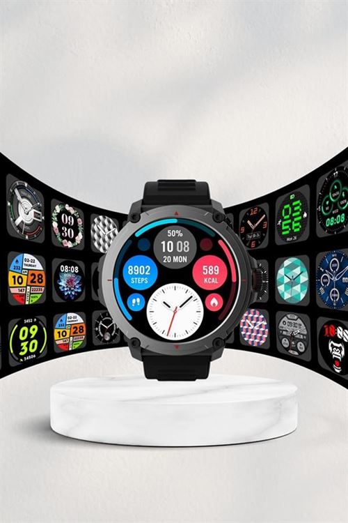 Yeni Model Akıllı Saat GPS Uyumlu Uyku ve Sağlık Takibi Sesli Görüşme