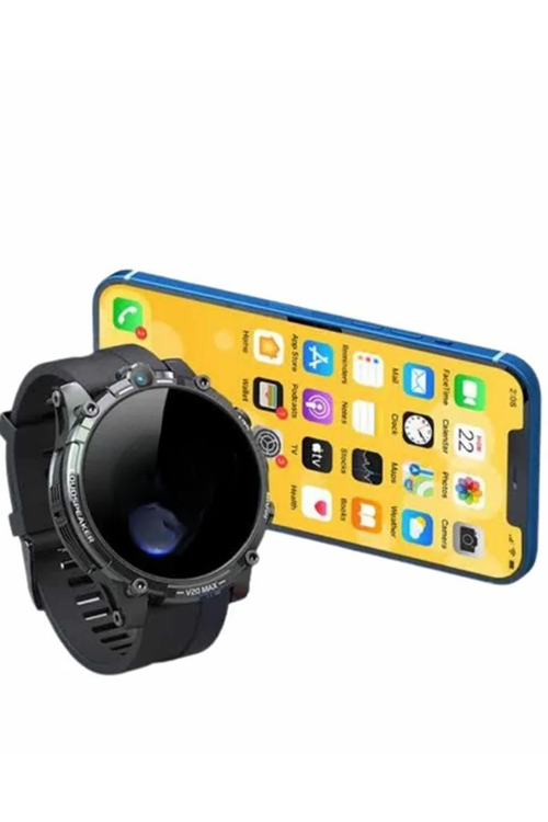 Yeni Model Akıllı Saat GPS Uyumlu Uyku ve Sağlık Takibi Sesli Görüşme