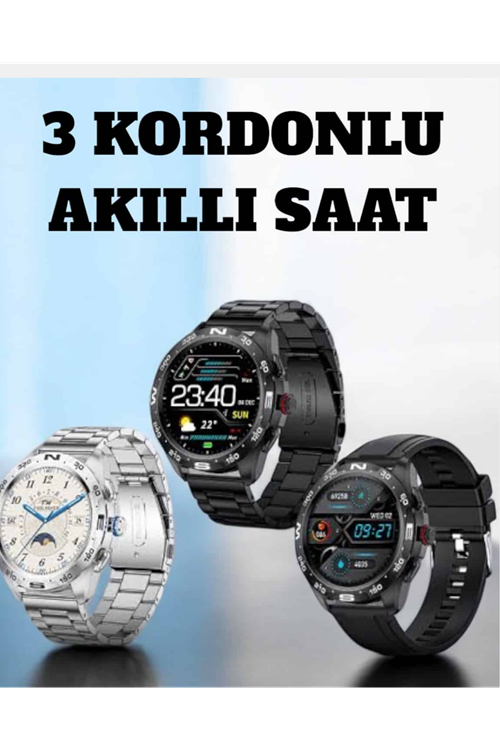 Akıllı Saat Arama Cevaplayan Titreşim Özelliğiyle Bildirim Görebilen