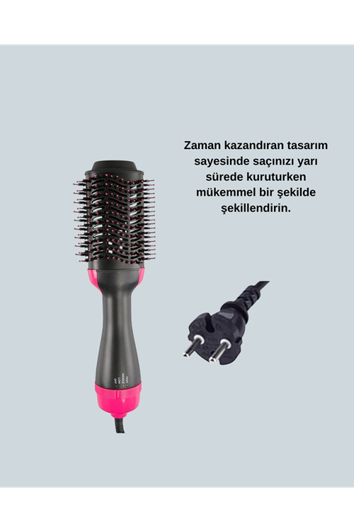 Kurutmalı Saç Şekillendirici Fönlü Fırça 1200 Watt Güç