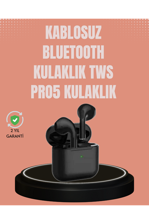 TWS Pro 5 Kulaklık – Uzun Süreli Kullanım İçin Yüksek Batarya Performansı
