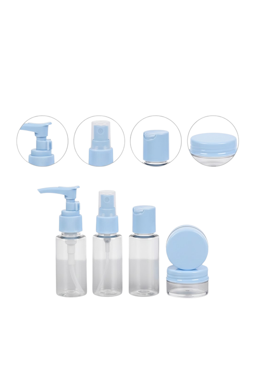 Taşınabilir 5 Parça Seyahat Kozmetik Seti 30 ml Sızdırmaz