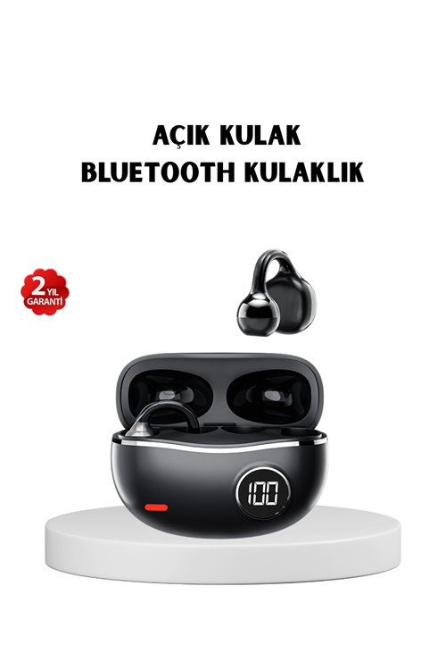 Kablosuz Açık Kulak Kulaklık Bluetooth 5.4 Type-C Hızlı Şarj 30 Saat