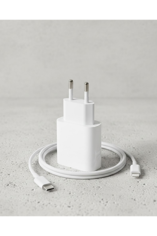 iPhone 14 13 12 11 XR XS Max 20W Lightning Şarj Adaptörü Kablo Dahil